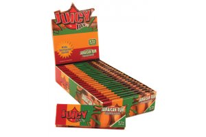 Juicy Jay´s ochucené papírky Jamaican rum, box 24ks